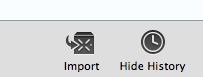 Icon used to import a Project using Xcode 4